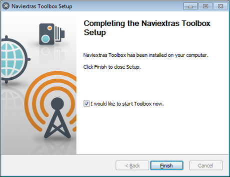 Naviextras Toolbox installation